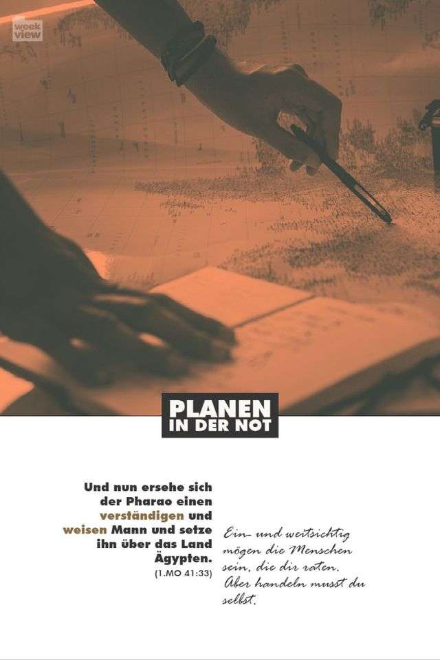 PLANEN – STATT ÄRMEL HOCHKREMPELN!