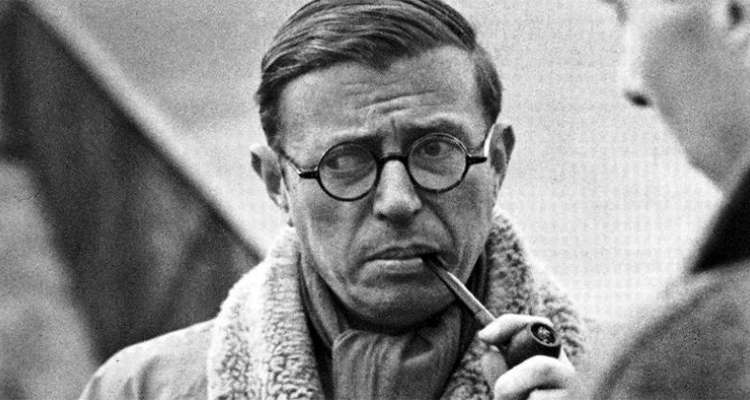 Jean-Paul Sartre, französischer Philosoph, hätte seinen 117. Geburtstag.