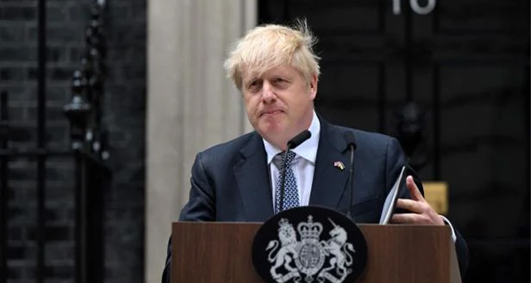 Britische Medien: Premierminister Johnson tritt zurück.