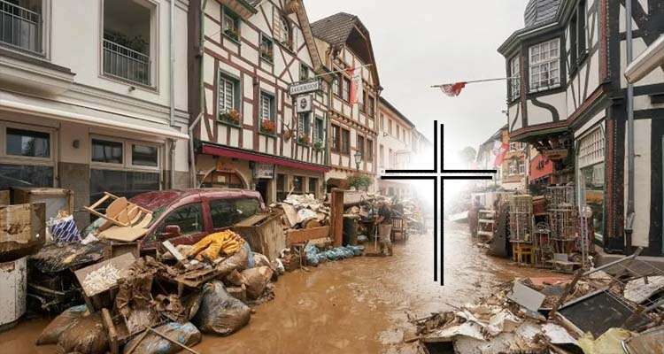 Durchs Kreuz gerettet. Eine Geschichte aus der Ahrweiler-Flut.